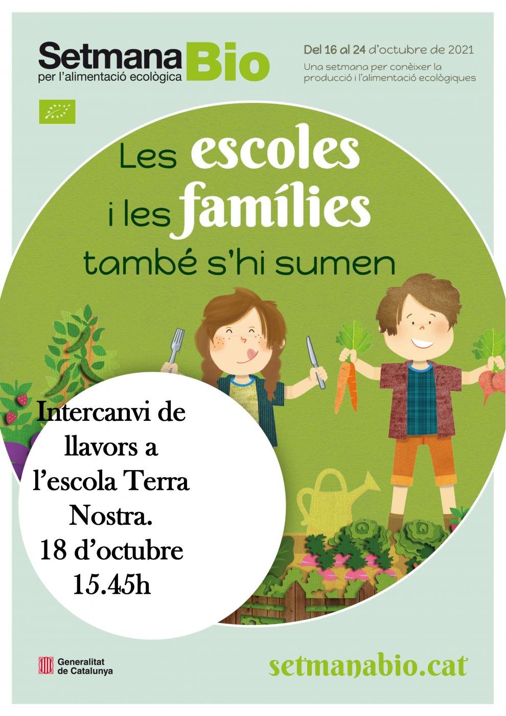 Intercanvi de llavors a l'Escola Terra Nostra